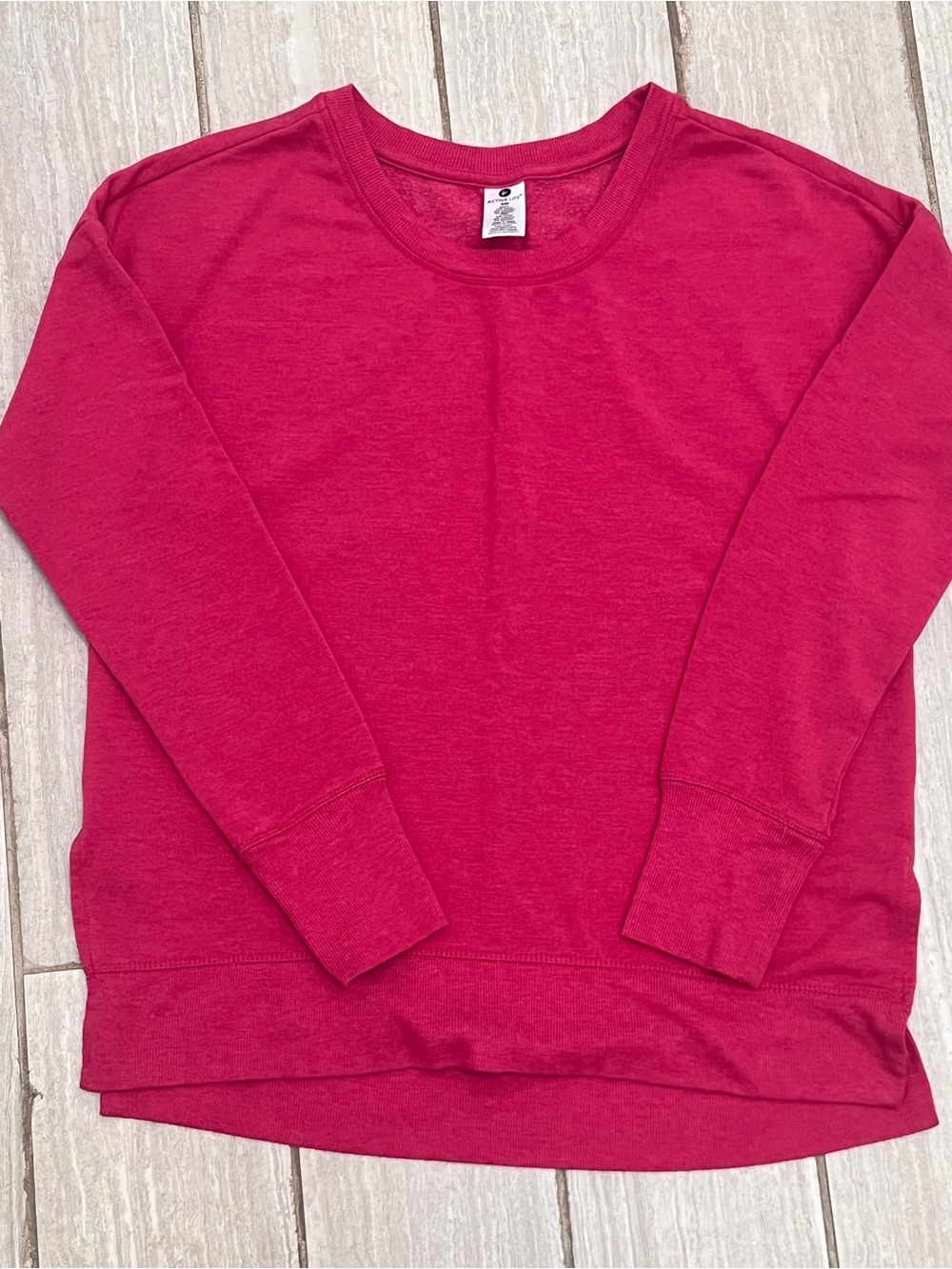 Bright Pink Athletic Sweatshirt